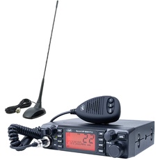 CB Radio PNI Escort HP 9001 PRO ASQ einstellbar, AM-FM, 12 V, 4 W + CB-Antenne PNI Extra 48 mit Magnet, 45 cm, 150 W, SWR 1,0