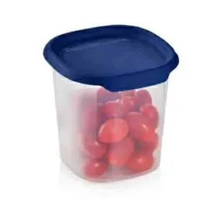 Tupperware One Touch Fresh 810ml mit blau Deckel - Grau, Blau
