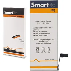 Smartex® Li-Ion Ersatz Akku/Batterie kompatibel mit iPhone 6S / 1715 mAh | Akku ohne Ladezyklen | 24 Monate Garantie