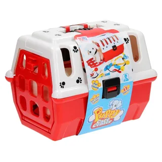 Tierarzt Spielset Hund Transportbox Kuscheltier pädagogisches Spielzeug