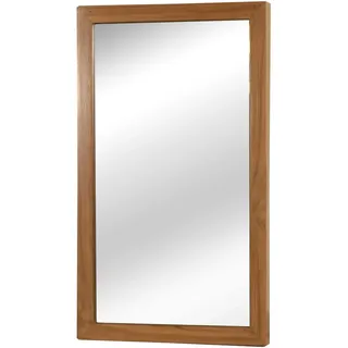 MCW Teak-Wandspiegel Braun , Holz , Teakholz , 40x71x4 cm , Spiegel, Wandspiegel