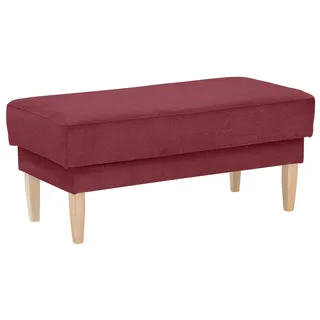 Home affaire Hockerbank "Scalea", rot, buche