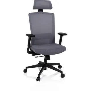 HJH Office CAPTIVO Stoff Grau