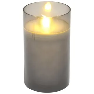 HOMEA 6BLV002GC LED-Kerzen, hellgrau, klein