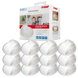 Reer Eckenschutz TPE PVC-Frei Vorteilspack 12 Stück Transparent