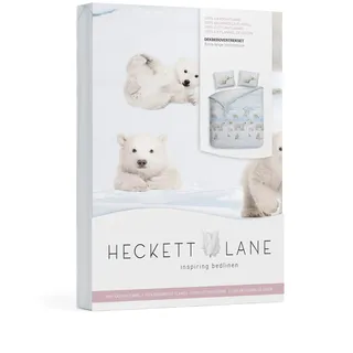 Heckett Lane Ben Duvet Cover, Illusion Blue, 260 x 220 cm