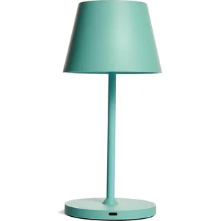 LED-Tischleuchte ROLF KERN „Club“ 25cm Türkis Akku dimmbar - Türkis
