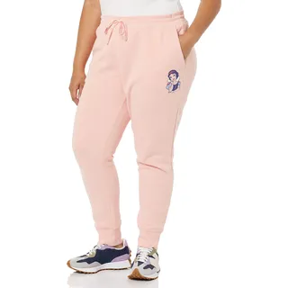 Amazon Essentials Disney | Marvel | Star Wars Damen Jogginghose aus French-Terry-Fleece, Schneeweiß, XL