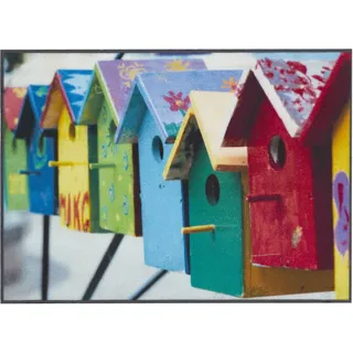 Andiamo Fußmatte »Modern« rechteckig 6,5 mm Höhe Schmutzfangmatte, bedruckt, diverse Motive, In- und Outdoor geeignet, bunt