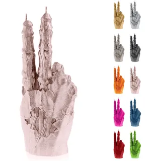 Candellana Zombie Deko Kerze - Zombie Hand Deko - Halloween Deko Hand - Gothic Deko - Grunge Deko Kerze - Heavy Metal Deko - Grunge Room Decor Zombie Hand PEACE