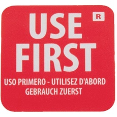 Bild Vogue Etikett „Use First“, 25 mm Lebensmittelaufkleber, Restaurant