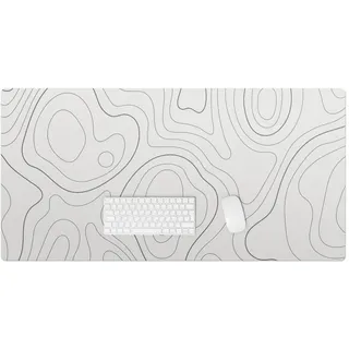 Wallfluent Schreibtischunterlage 120x60 cm Weiß , Kunststoff , 60x1.6x120 cm , Büromöbel, Schreibtische, Schreibtischzubehör