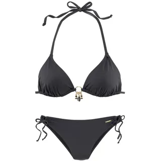 Bruno Banani Triangel-Bikini Damen schwarz Gr.34 Cup A/B