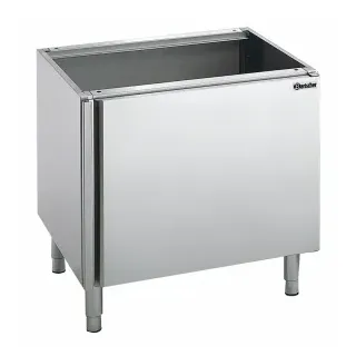 Bartscher Unterbau 600, B600, 1T, ZB, Höhenverstellbarer Unterbau mit geringem Platzbedarf, 1 Stück