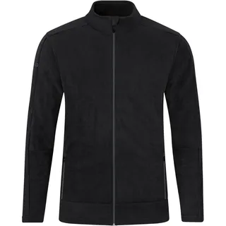 JAKO Damen Fleecejacke, Schwarz/Anthrazit, 38