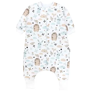 TupTam Baby Schlafsack Igel Hase Beige Mineralgrün 2,5 TOG 80/86