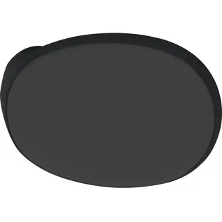 Marchesi Türknauf oval gekröpft Edelstahl schwarz matt