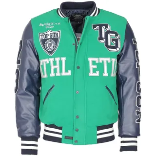 Top Gun Collegejacke grün 3XL