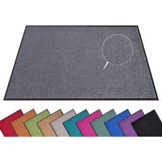 HANSE HOME »Wash & Clean« rechteckig 7 mm Höhe Schmutzfangmatte, Türmatte, In- und Outdoor, Teppich, Läufer, waschbar, grau,