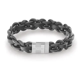 Tommy Hilfiger Jewelry armband für Herren aus Leder Grau - 2790374