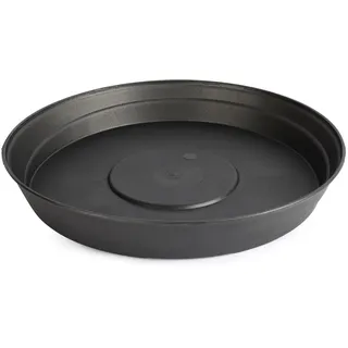 Garronda Untersetzer Blumentopf aus Kunststoff 1 Stück oder 3er Pack Plastik Pflanztopf Pflanzen Untersetzer rund für Pflanztöpfe GD-0023 (Graphite, ⌀ 16cm H 3cm)