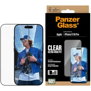 Panzer Glass Displayschutzfolie für iPhone 16 Pro/iPhone 17