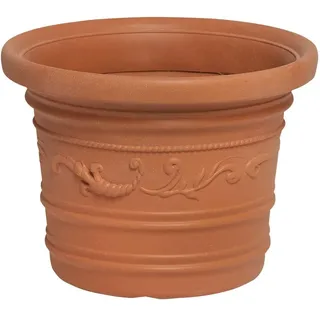 Saturnia 8093410 – Pflanzgefäß, rund Durchmesser 45 cm, terracotta, One Size