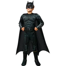 Bild von Rubie's 702987S Dc - The Batman Deluxe Kostüm für Jungen Movie Kinder, wie abgebildet, Größe S