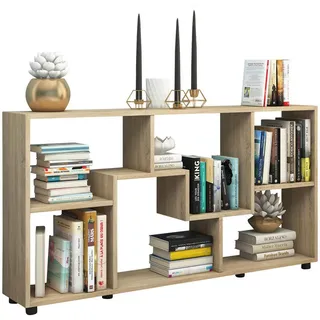VCM Pintal Raumteiler 117 x 20 x 62 cm Honigeiche