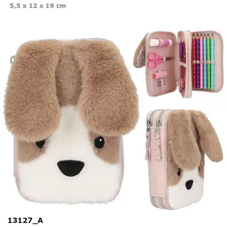 DEPESCHE »2-Fach Federtasche MILO Princess Mimi 5,5 x 12 x 19 cm bunt«, bunt,