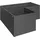 Hochbeet L2 x 1 201 x 201 x 77 cm Dunkelgrau-metallic