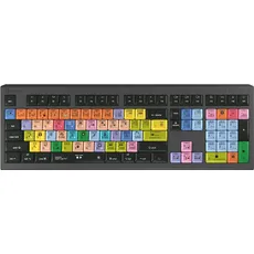 Logickeyboard Apple Logic Pro X2 Astra 2 FR Mac (FR, Kabelgebunden), Tastatur, Schwarz