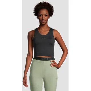 Sporttop VENICE BEACH "EDITHA", Damen, Gr. XXL (46), schwarz, Sweatware, Obermaterial: 91% Polyamid, 9% Elasthan, unifarben, Rundhals, Tops Sporttop, ärmelloses Design, mit Rundhalsausschnitt, unifarben