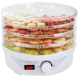 Esperanza Dehydrator Dörgerät Trockner Pilze/Gemüse/Früchte/Blumen-Champignons 250W