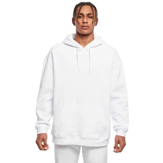 Build Your Brand Herren BB006-Basic Oversize Hoody Kapuzenpullover, White, L