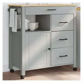 vidaXL Küchenwagen MONZA 84x40x90 cm Massivholz Kiefer