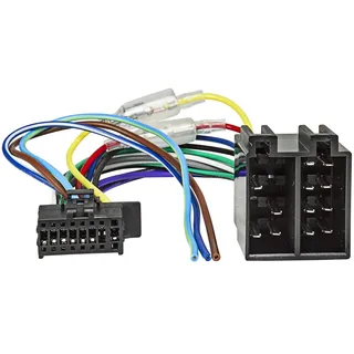 tomzz Audio 7000-036 Originalradio Anschlußkabel kompatibel mit Kenwood DDX KDC KMM JVC Radios ab 2017 auf ISO 16 polig