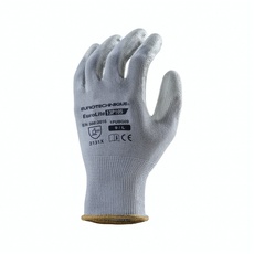 Coverguard Handschuh aus Polyester und Polyurethan, grau, für trockene Mitte, T9