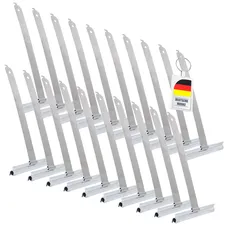 ECENCE 20x Mini Rolladen Aufhängefeder - Aufhängefedern für Rolladen - Rollladen-Feder - Rolladen Befestigung - Rolladen Befestigungsfeder - Stahlfeder Aufhängefeder