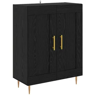 vidaXL Sideboard Schwarz Eichen-Optik 69,5 x 34 x 90 cm