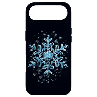 Hülle für iPhone Air Blaue Schneeflocke Weihnachten Xmas Pyjama Pjs Familie Winter