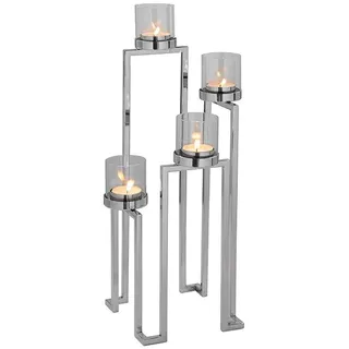 Fink Kerzenhalter Grant 56 cm silber