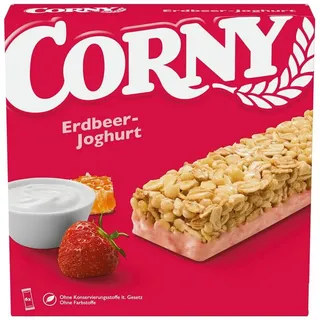 CORNY Müsliriegel Erdbeer-Joghurt 6 Riegel, 6 St.