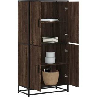 vidaXL Highboard 68 x 139 x 35 cm Eichen-Optik / Braun