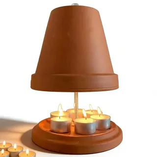 Teelicht Ofen Keramik, Zweischichtig, Teelicht Ofen Vielseitiger Kerzenofen, Tisch Heizkörper Teelichtofen Heizung Heizung Kerzen Für Zuhause, Camping, Drinnen
