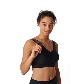 Chantelle Damen Softstretch Uw Sg Sans A. Padded Top LaceSport-BH, Schwarz, M/L