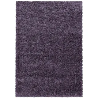 Ayyildiz Hochflorteppich Sydney 3000 Violett 140 cm x 200 cm