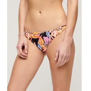 Superdry Printed Classic Bikini-höschen - Orange Tropic - M