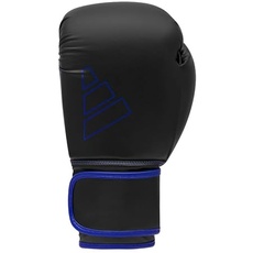 Bild Unisex – Erwachsene Hybrid 80 Boxhandschuhe, Schwarz/Blau, 12 oz EU