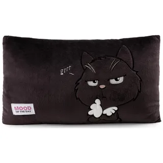 NICI Kissen Katze 43x25cm - Weiches Plüsch-Dekokissen, liebevolle Wohnaccessoire für Kinderzimmer, Sofa & Bett, süße Geschenkidee für Kinder & Fans | 63270